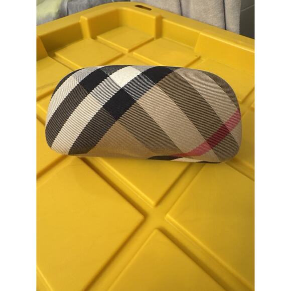 Lot of 2 Burberry Hard Shell Sunglasses Eyeglass Case Novacheck Old Money Plaid - Picture 6 of 10